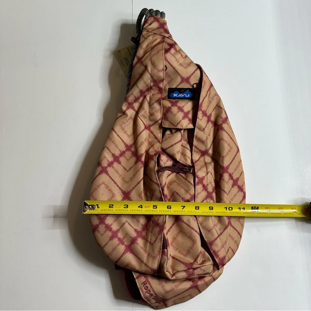 KAVU Rope Sling Bag Meadow Dye Backpack Travel Hiking New